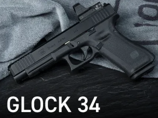 Glock 34 Blue Label model