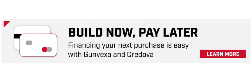 Gunvexa build now pay later financing with Credova