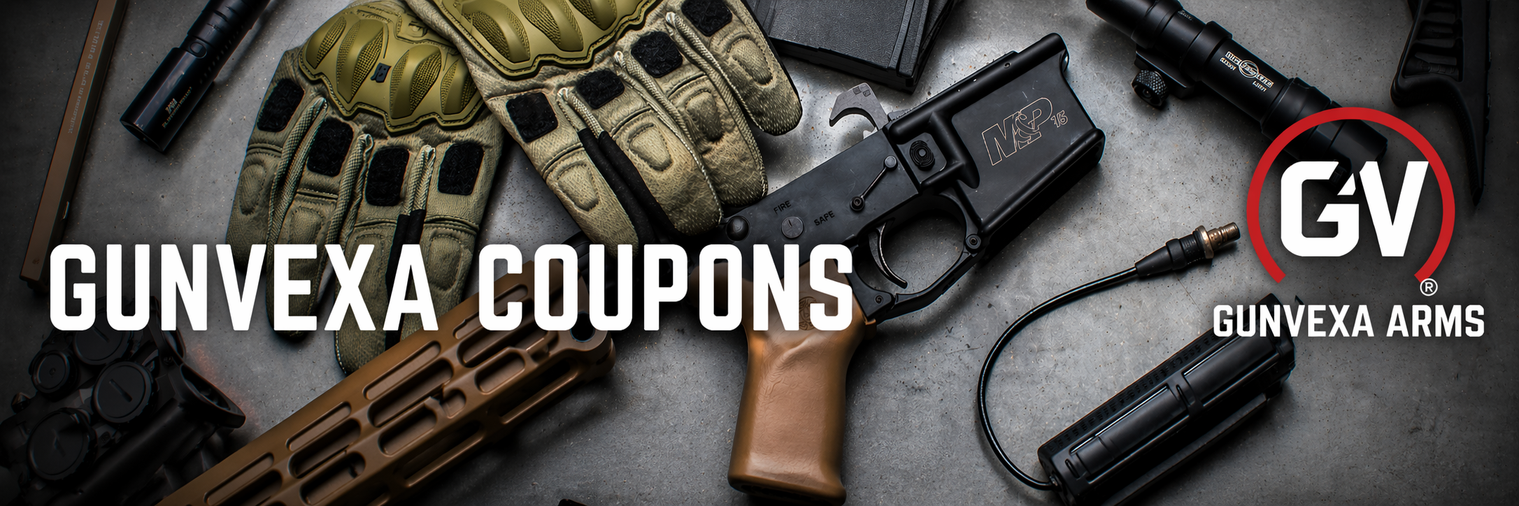Gunvexa email sign up coupons and promotional offers banner