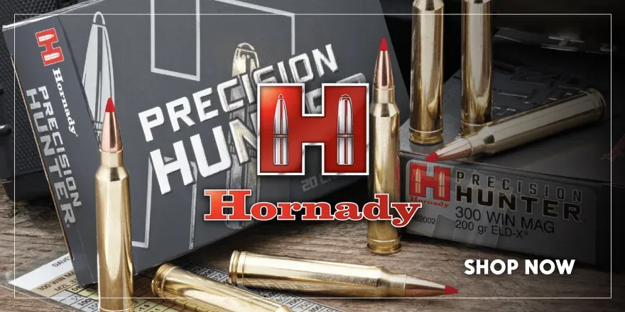 Hornady ammunition featured brand banner