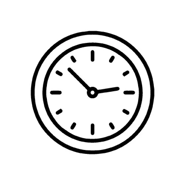 Pay over time clock icon