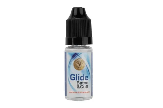 Glide baton and cuff lubricant