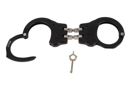 Law enforcement handcuffs with key