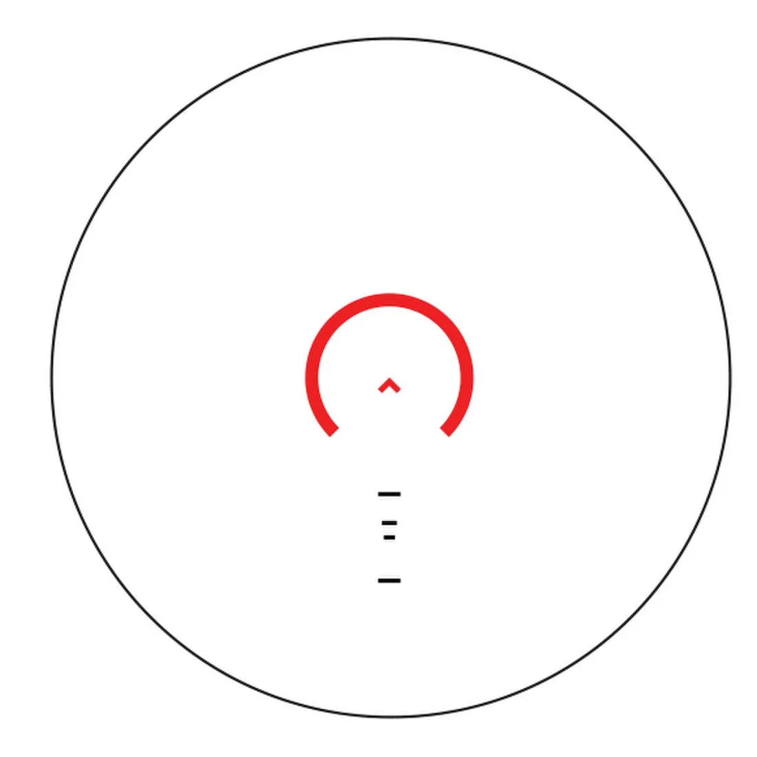Gunvexa GLx 1x MicroPrism with Red Illuminated ACSS Cyclops Reticle