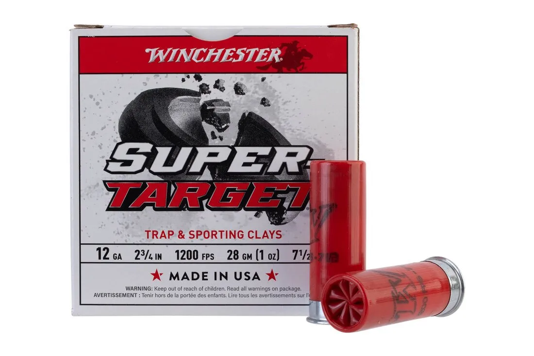 Winchester Super Target 2.75″ #7.5 Shot 12 Gauge Ammunition – 25 Rounds