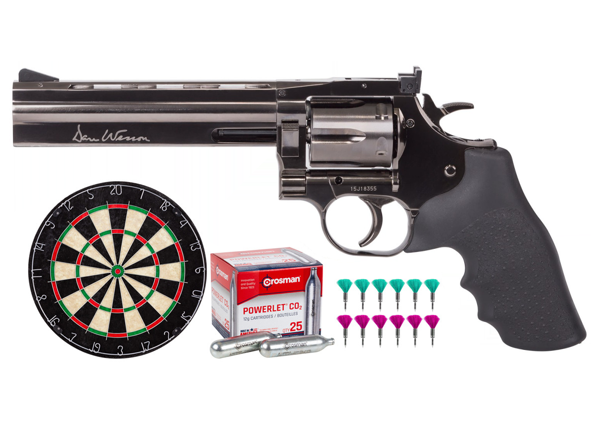 Dan Wesson 715 6″, Essentials Darts Combo, Steel Grey