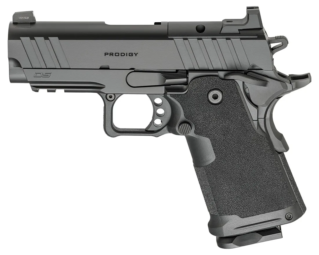Springfield Armory 1911 DS Prodigy AOS Compact 9mm Semi-Auto Pistol – 3.5″ – 15 Round – Black