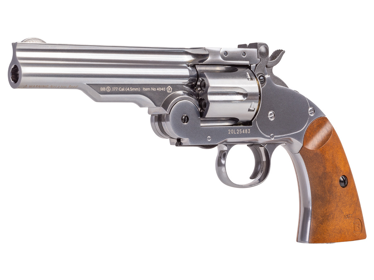 Schofield No. 3 BB Revolver, 5″ Nickel
