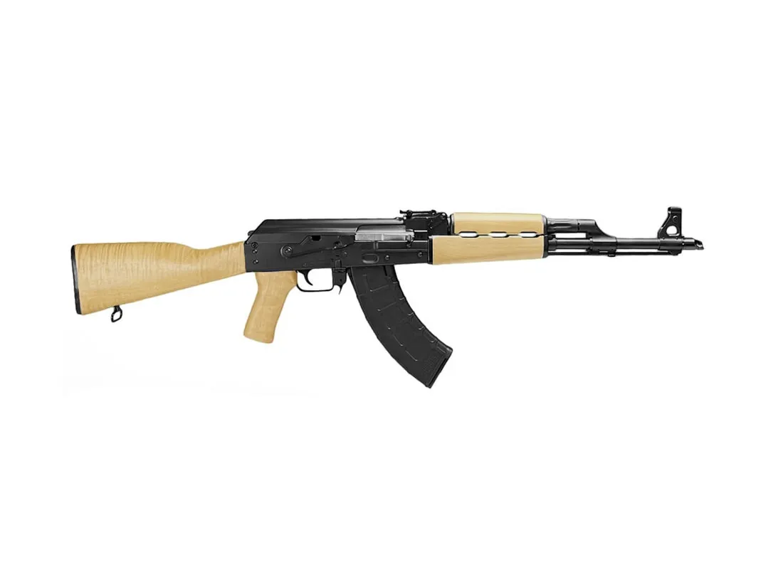 Zastava M70 ZPAP 7.62×39 AK-47 – Maple Tiger Stripe – Bulged Trunnion – 16″