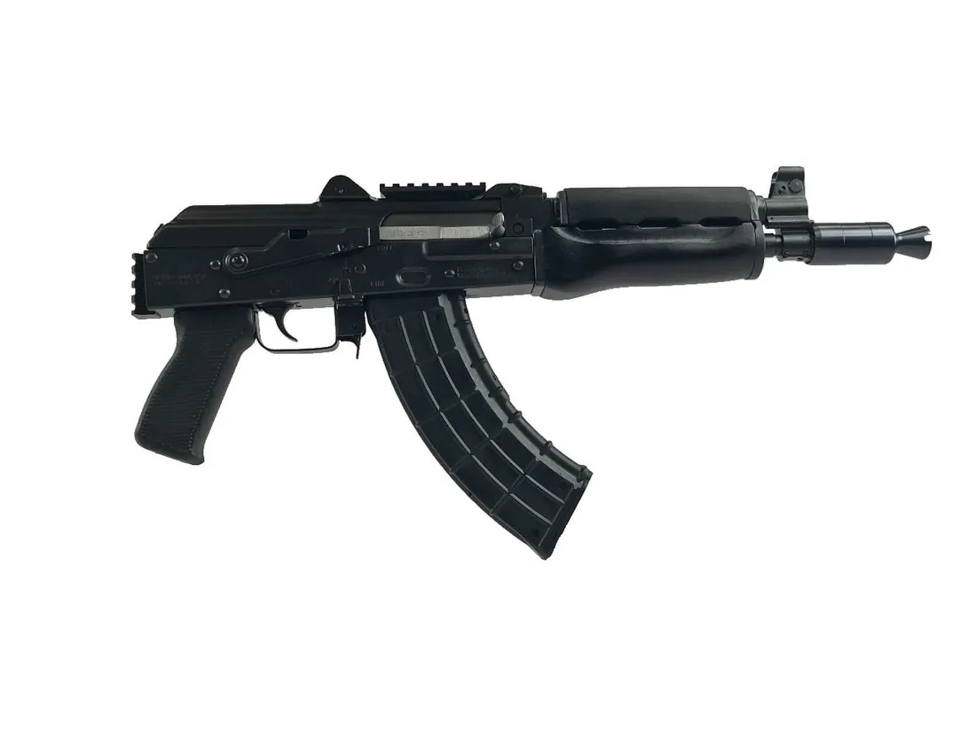 Zastava M92 ZPAP AK Pistol with Top Rail – Chrome Lined – Bulged Trunion – Booster