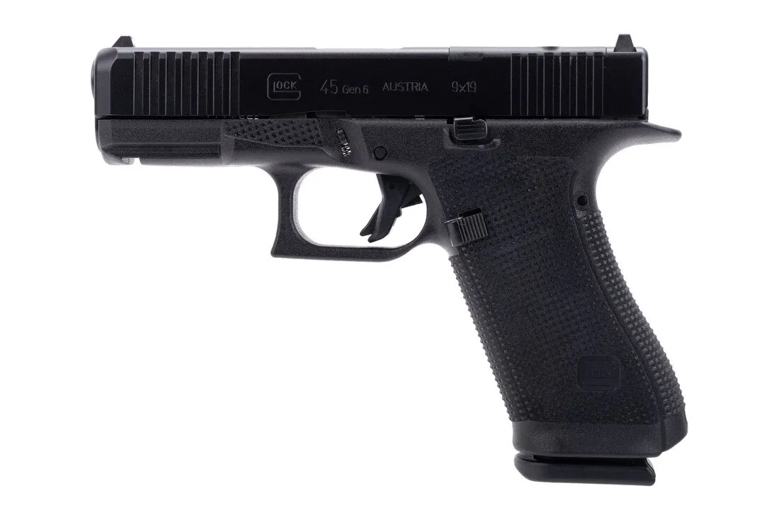 GLOCK 45 Gen 6 9mm Pistol - Fixed Sights - Blue Label