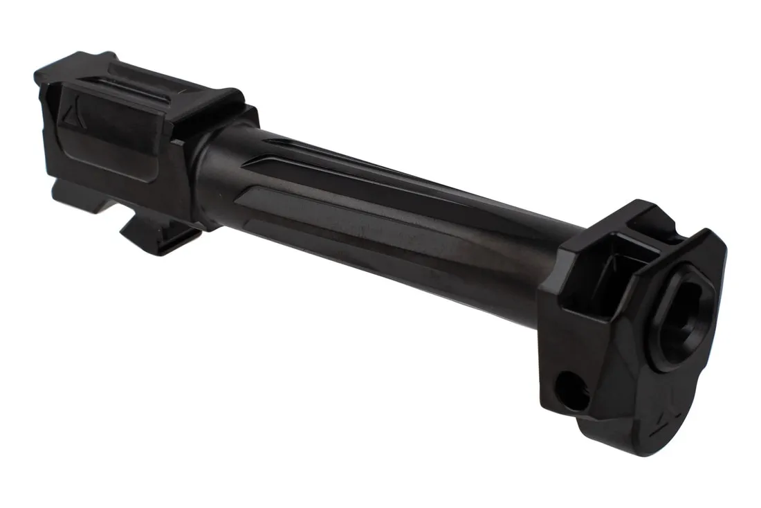 Radian AFTERBURNER + RAMJET INTRA-LOK Combo for GLOCK 19 Gen 3 - Muzzle Compensator and Fluted Barrel