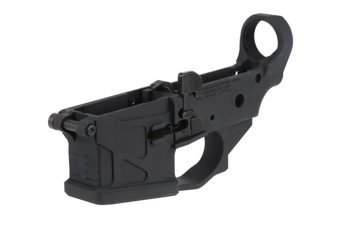 American Defense UIC Billet AR-15 Lower Receiver – Ambidextrous