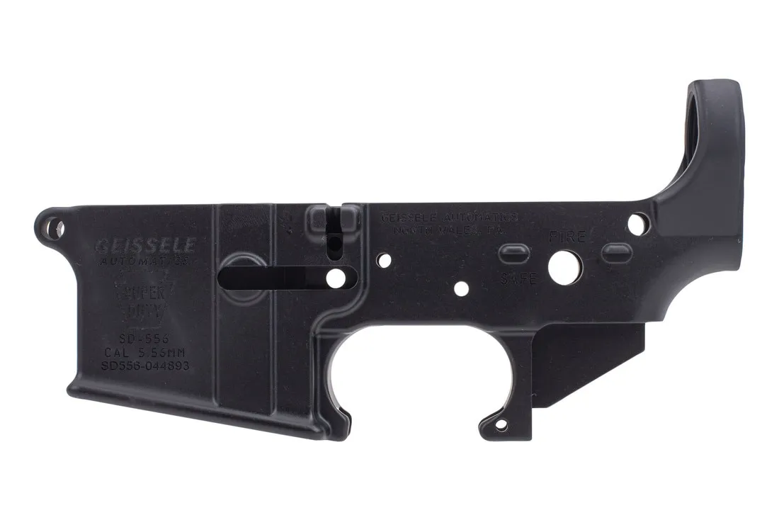 Geissele Automatics Super Duty Stripped AR-15 Lower Receiver – Black