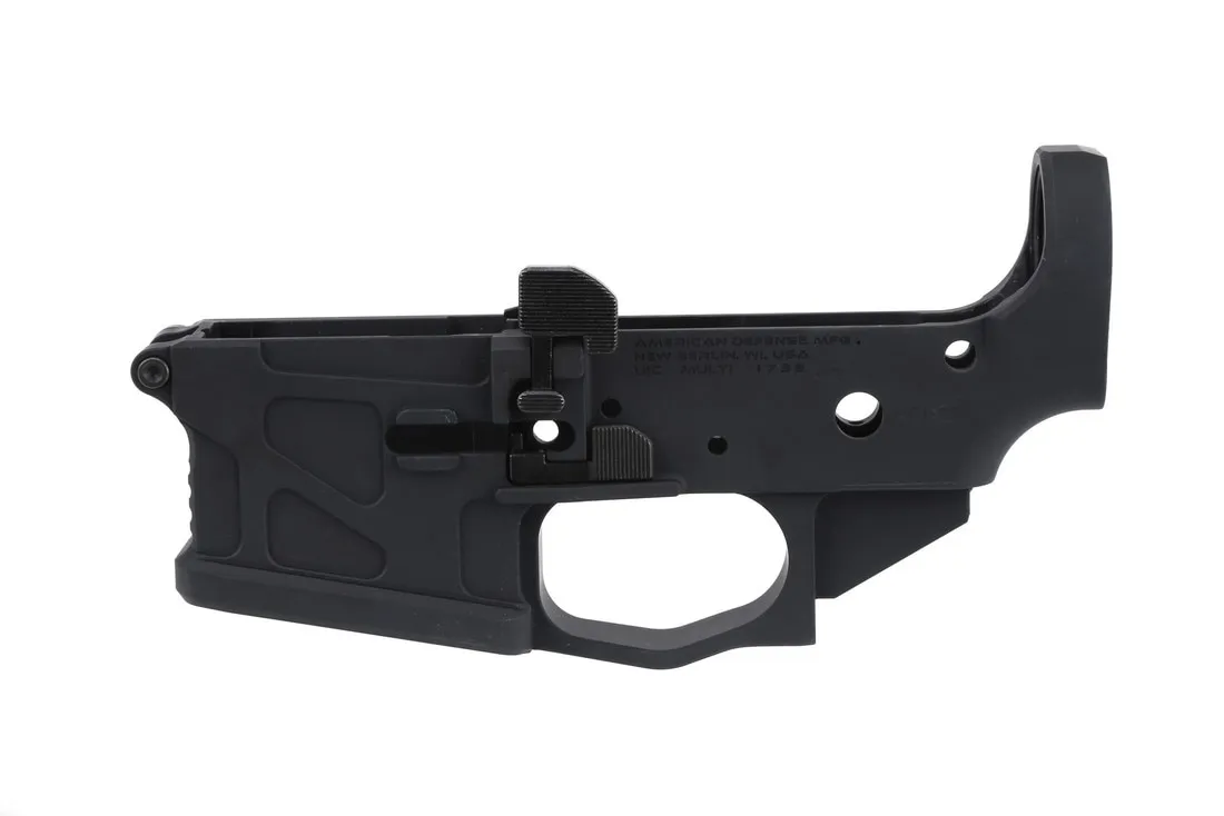 American Defense UIC Billet AR-15 Lower Receiver – Ambidextrous