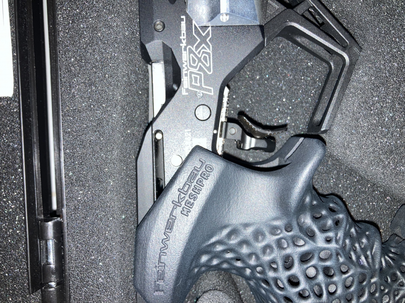 Feinwerkbau P8X Air Pistol Mesh Grip Black S