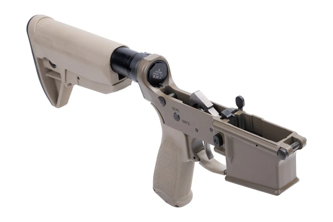 Bravo Company Manufacturing Complete AR-15 MK2 Lower Receiver with Mod 0 Stock – FDE – Primary Arms Exclusive