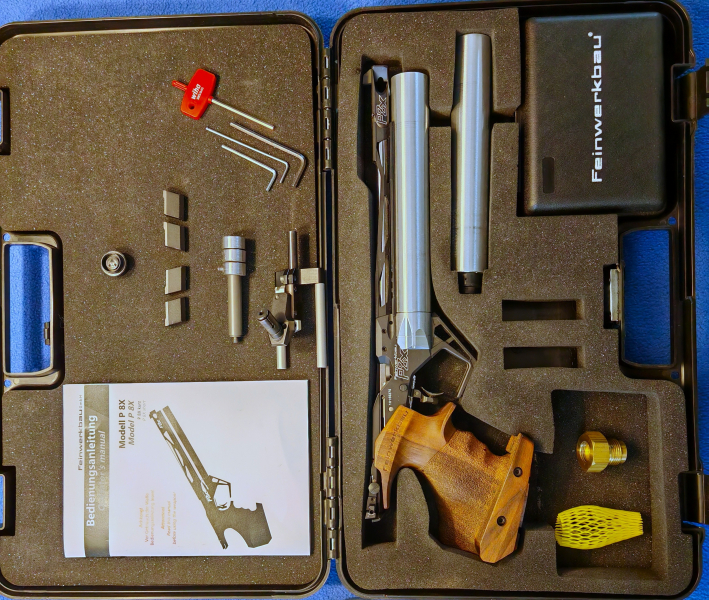 Feinwerkbau P8X Match-LP + Support + Accessories
