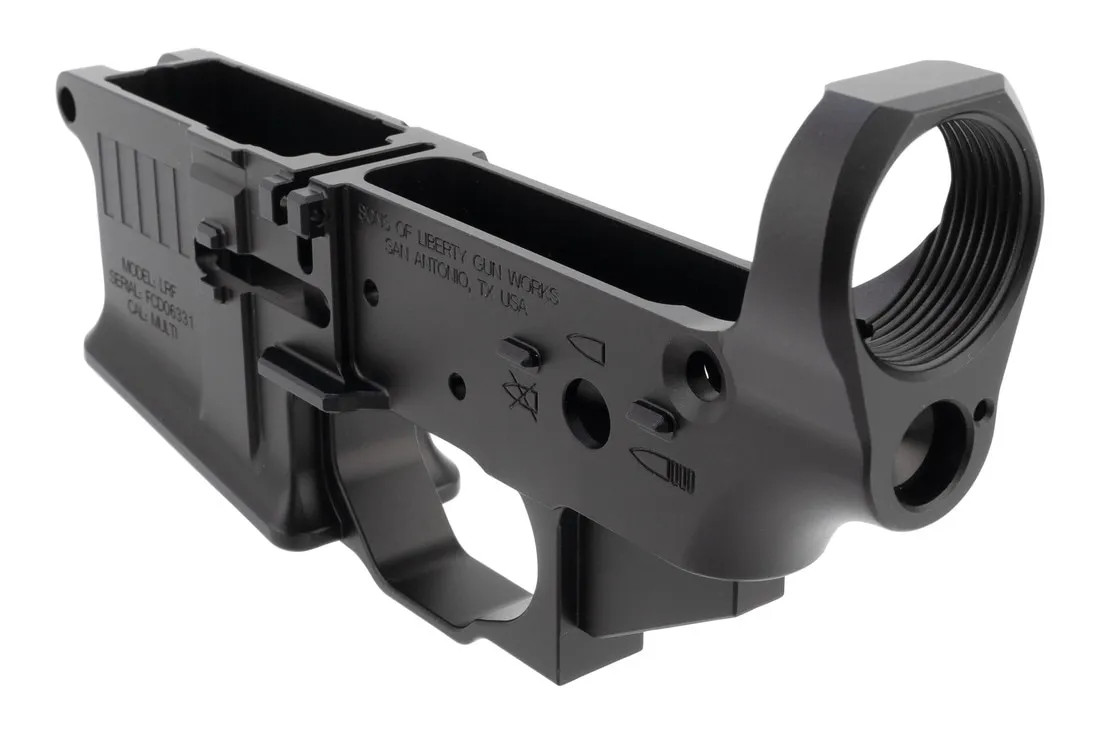 Sons of Liberty Gun Works / Forward Controls Design Billet Ambi AR-15 Lower Receiver