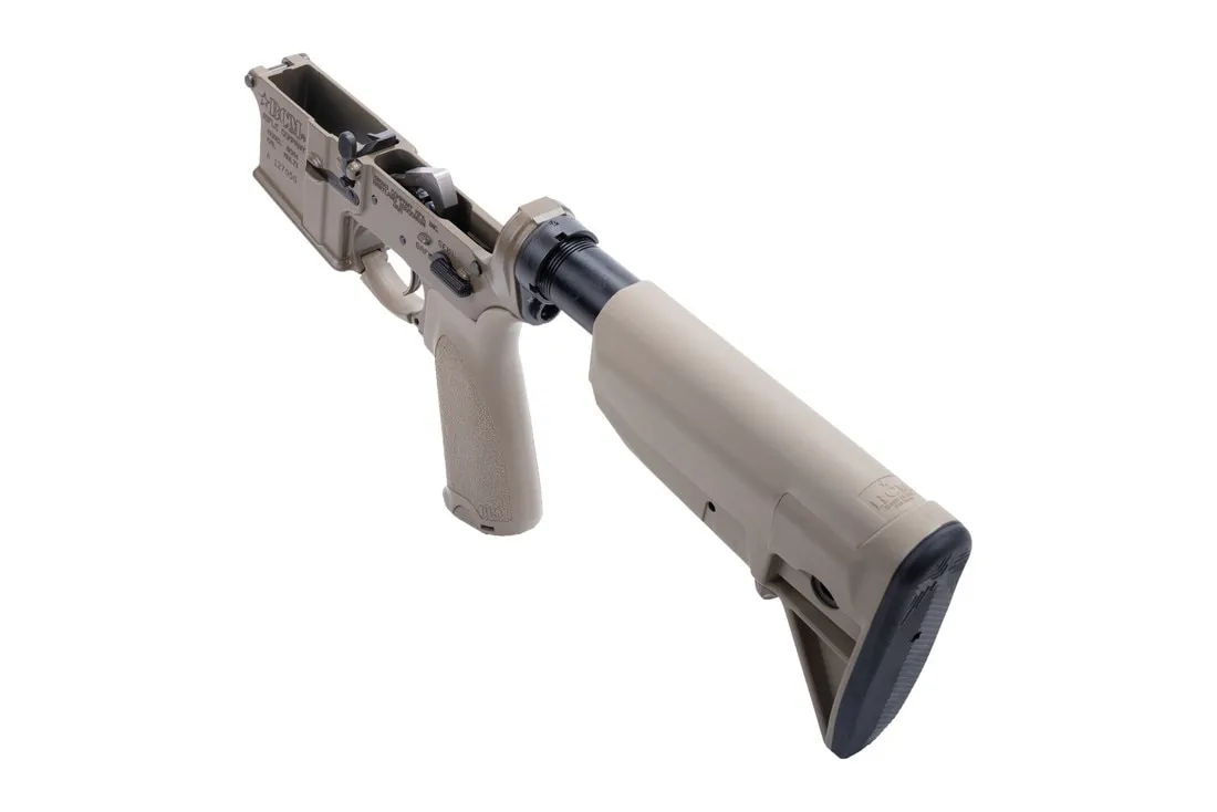 Bravo Company Manufacturing Complete AR-15 MK2 Lower Receiver with Mod 0 Stock - FDE - Primary Arms Exclusive