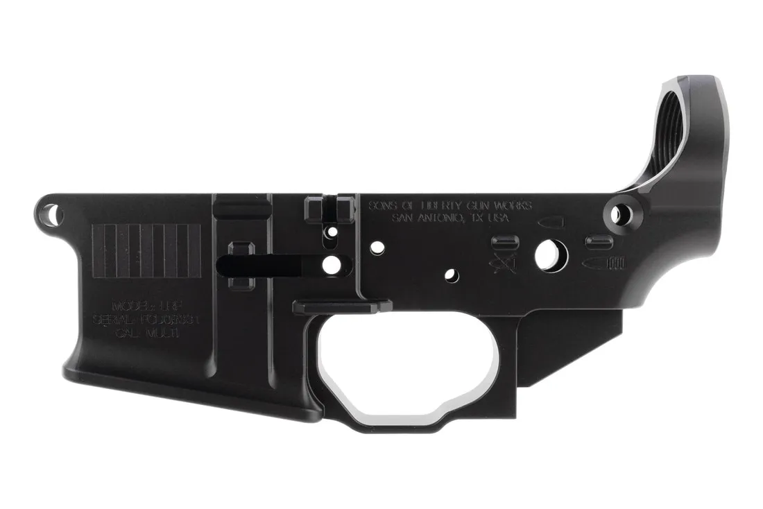 Sons of Liberty Gun Works / Forward Controls Design Billet Ambi AR-15 Lower Receiver