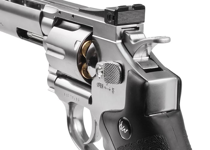 Dan Wesson 6" Pellet Revolver, Silver