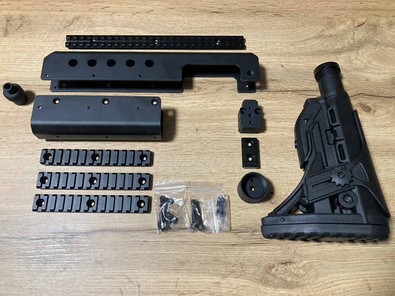 Tactical aluminum body kit for Huben GK1