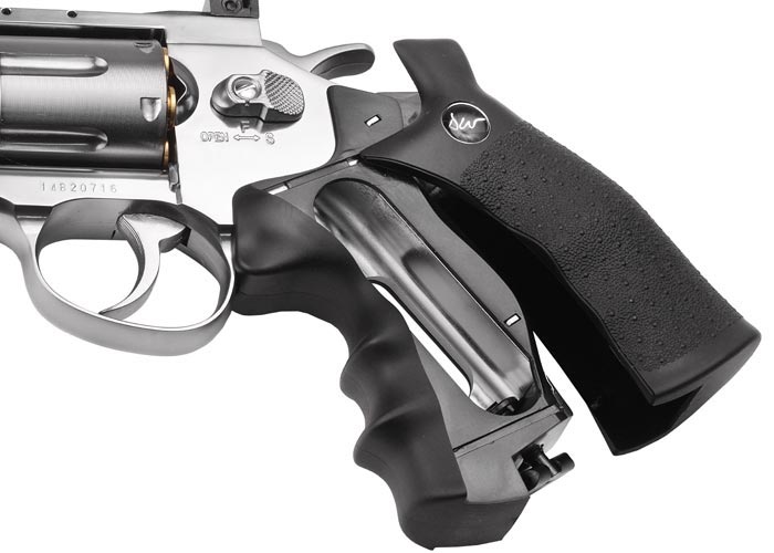 Dan Wesson 6" Pellet Revolver, Silver