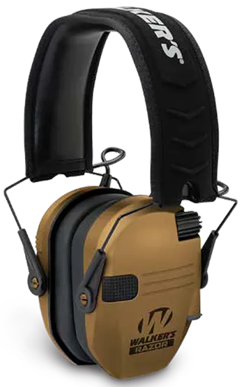 Walker’s Razor Slim Electronic Muffs – Battle Brown