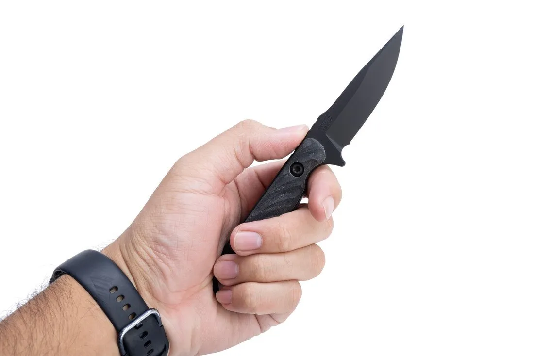 Toor Knives Jank Shank S 3" Fixed Blade Knife - SOCOM Black