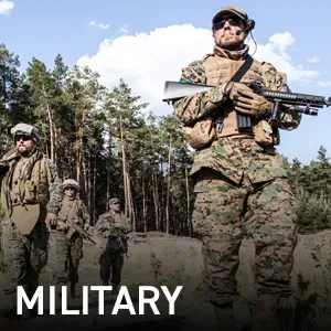 Gunvexa military gear and program categories