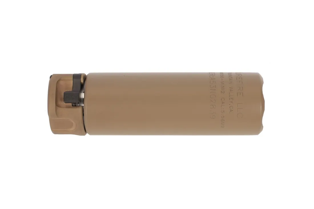 SureFire SOCOM 2 Series MINI 5.56 NATO Silencer – FDE