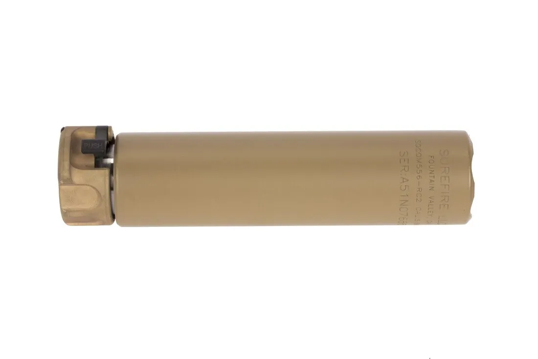 SureFire SOCOM RC2 5.56 Sound Suppressor – Flat Dark Earth