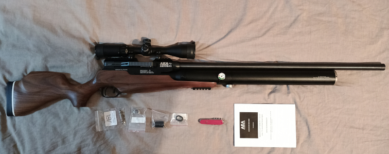 AEA Zeus Air Rifle F-Version Cal.68 with ZF