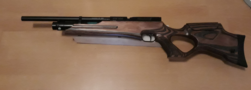 Hw 100 Cal 5.5 F.S.B. with plywood stock for sale