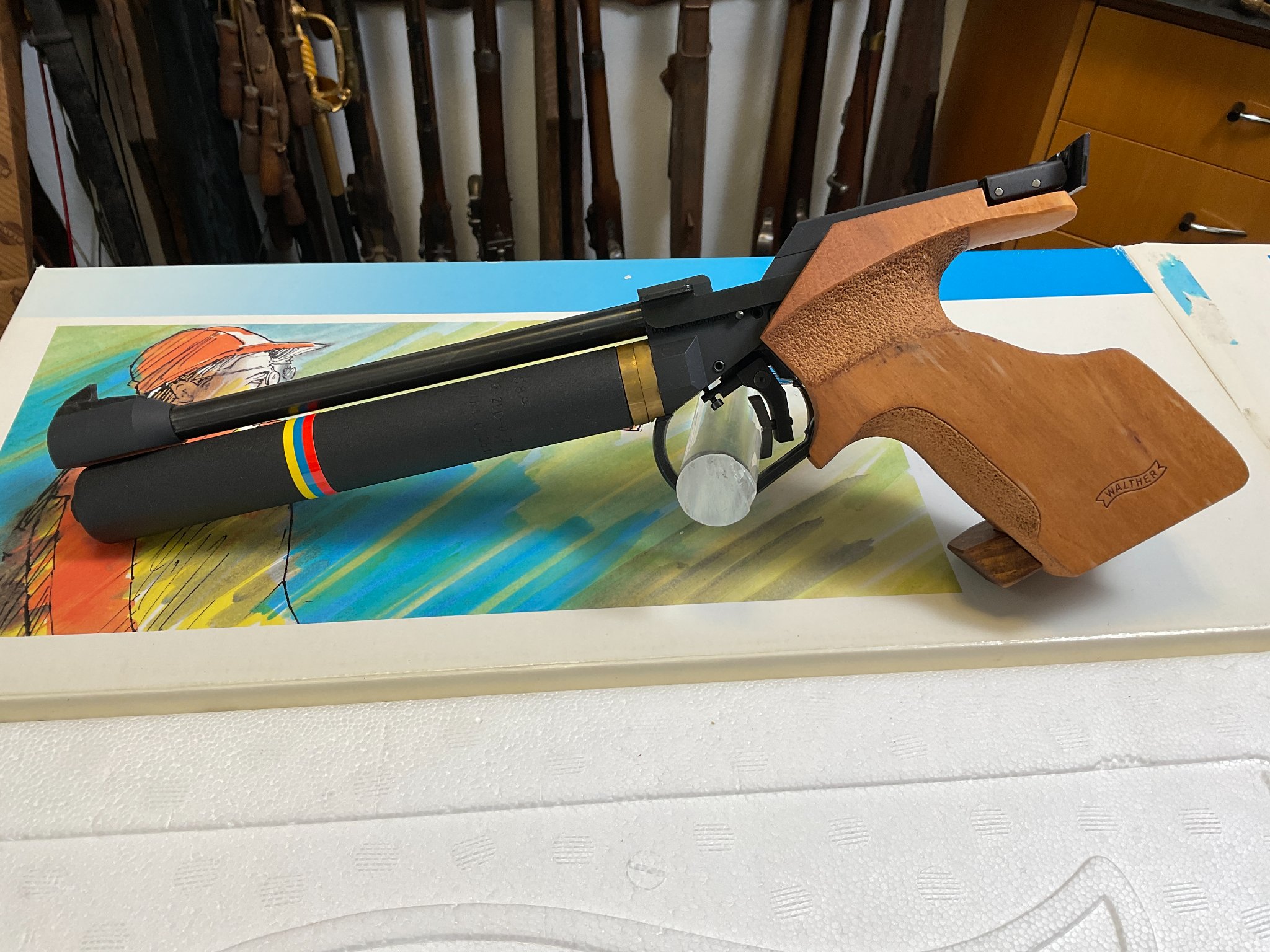CO2 Pistol Carl Walther Mod.CP3 in Caliber 4.5mm SNR 75425