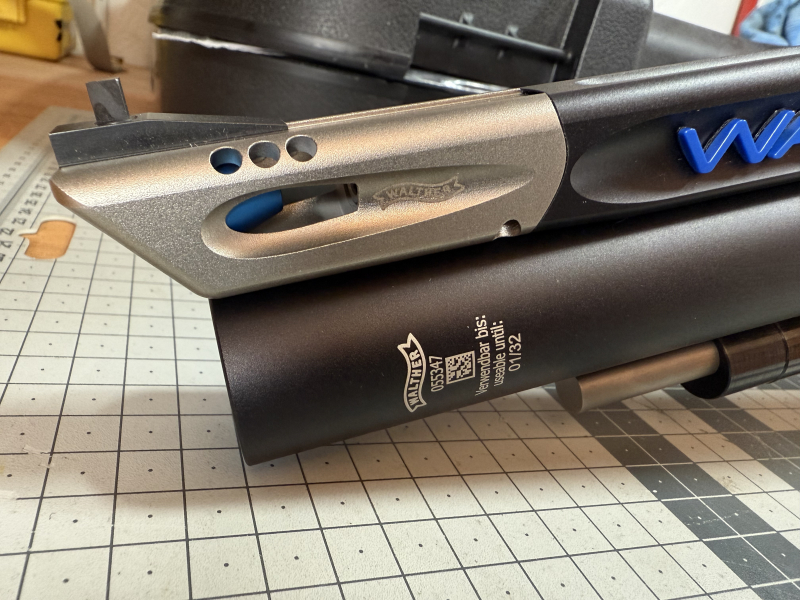 Walther LP500-E Pad Blue Angel