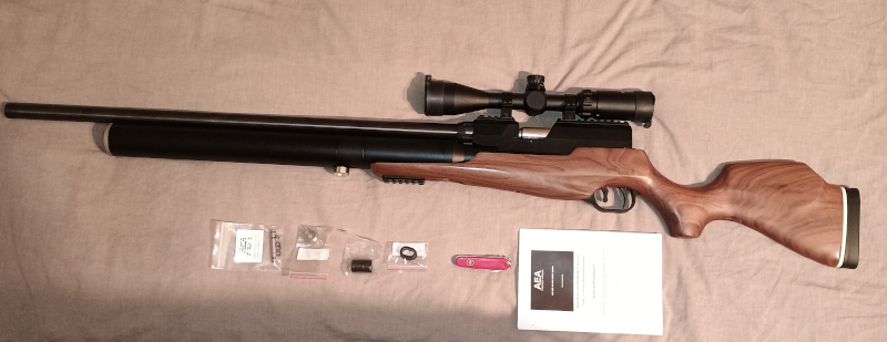 AEA Zeus Air Rifle F-Version Cal.68 with ZF