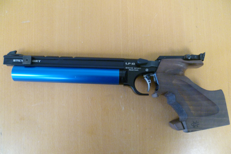 Match Air Pistol Steyr LP 10  BLUE
