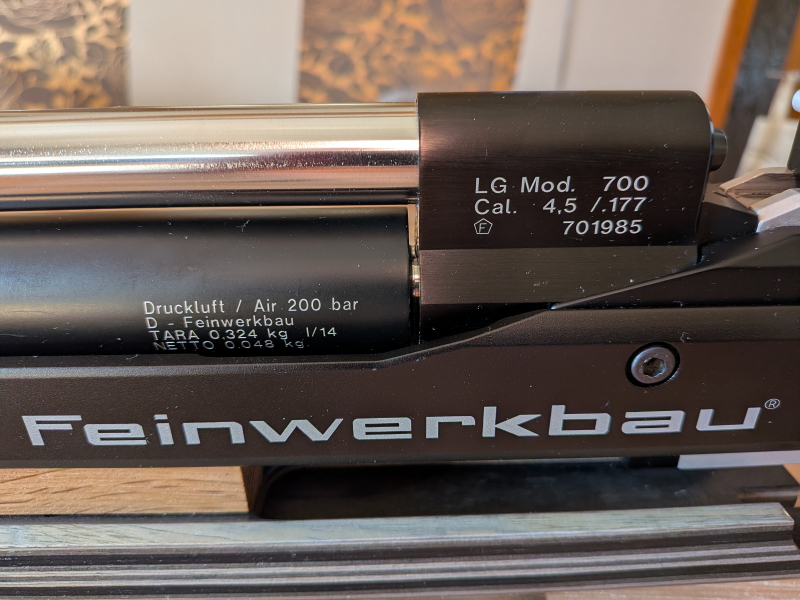 Feinwerkbau P 700 black