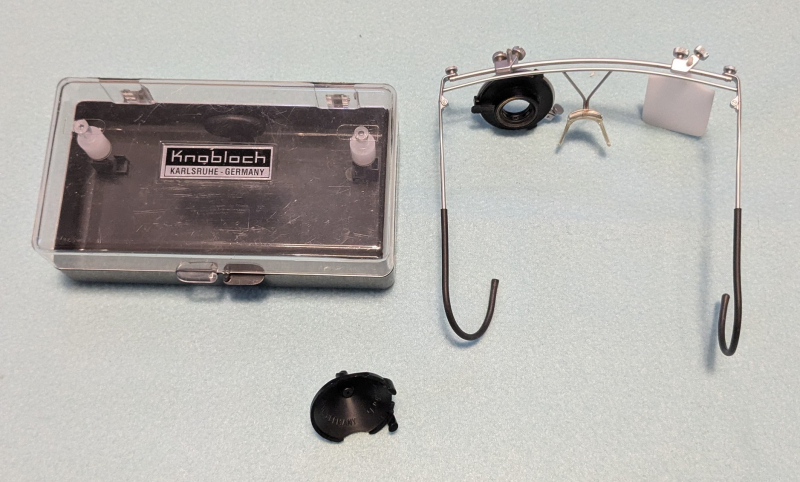 Steyr Air Pistol 1 Right with Shooting Goggles Knobloch