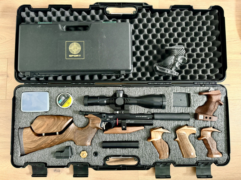 Steyr LP50 RF Compact unique complete set for all disciplines!