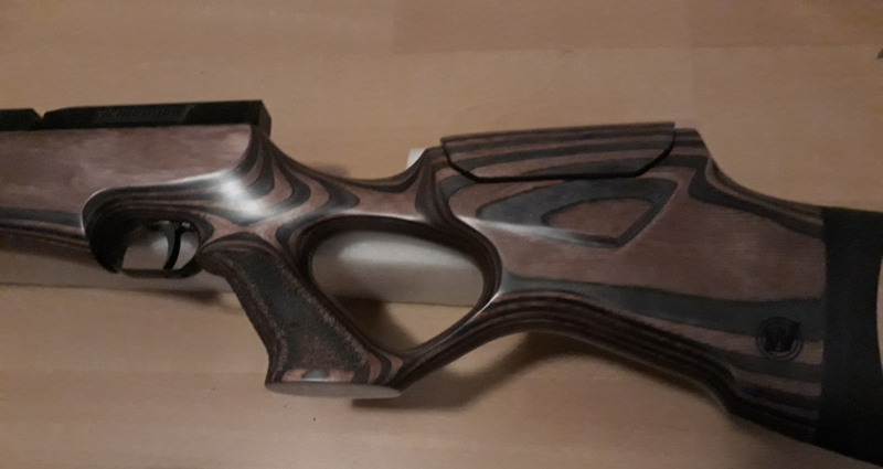 Hw 100 Cal 5.5 F.S.B. with plywood stock for sale