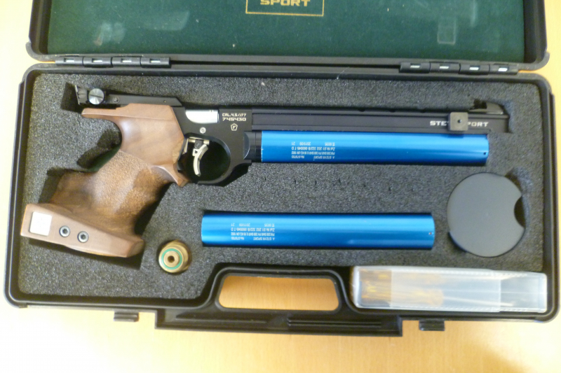 Match Air Pistol Steyr LP 10  BLUE