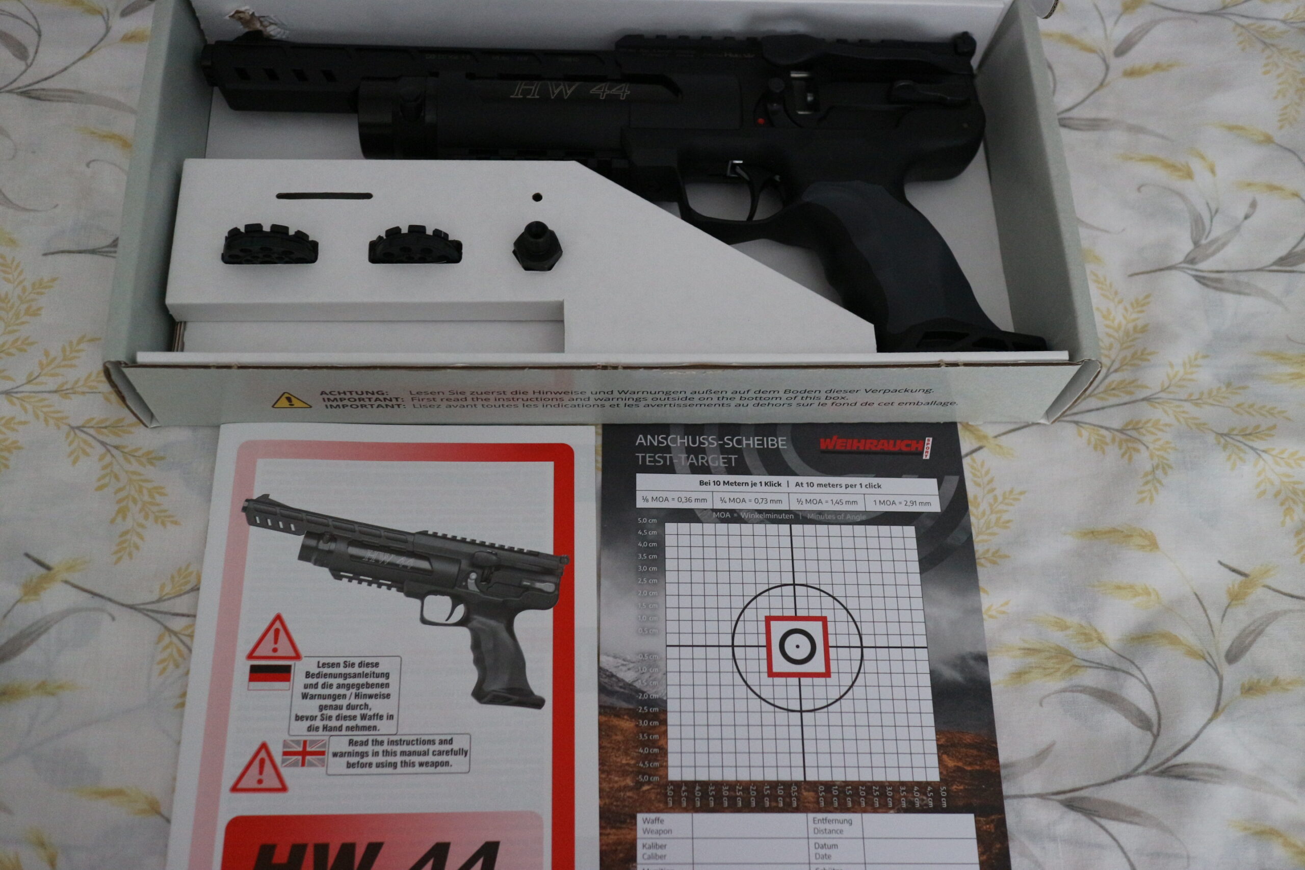 HW 44 air pistol