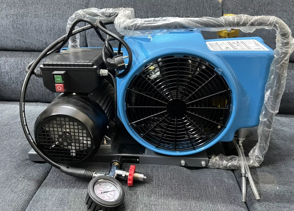 BREATHING AIR COMPRESSOR SCUBA DIVING AND SCBA 4500 PSI 100LMIN. 300 BAR 3.5CFM