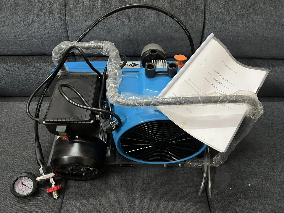 BREATHING AIR COMPRESSOR SCUBA DIVING AND SCBA 4500 PSI 100LMIN. 300 BAR 3.5CFM