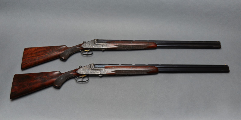 Pair of MERKEL Brothers Shotguns