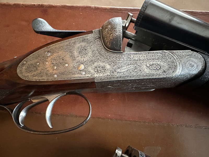 Pair of shotguns BOSS & Co 1270 ejectors leather case SN 52235224 DREAM PAIR