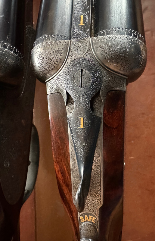 Pair of shotguns BOSS & Co 1270 ejectors leather case SN 52235224 DREAM PAIR